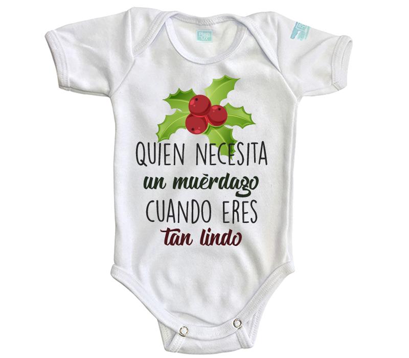 Body Bebe Quien Necesita Muérdago - MarchanteMX