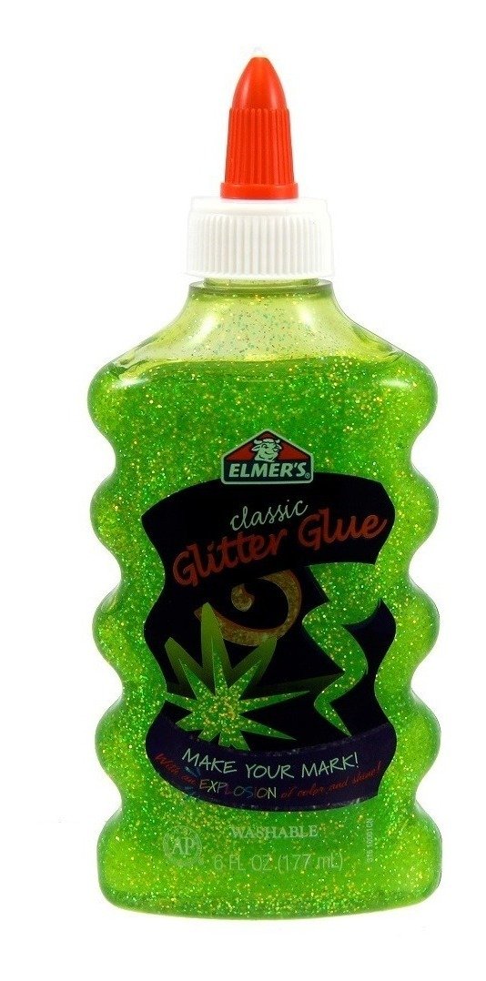 Pegamento Elmer´s Slime Glitter Verde 6 Oz 2048793 - MarchanteMX