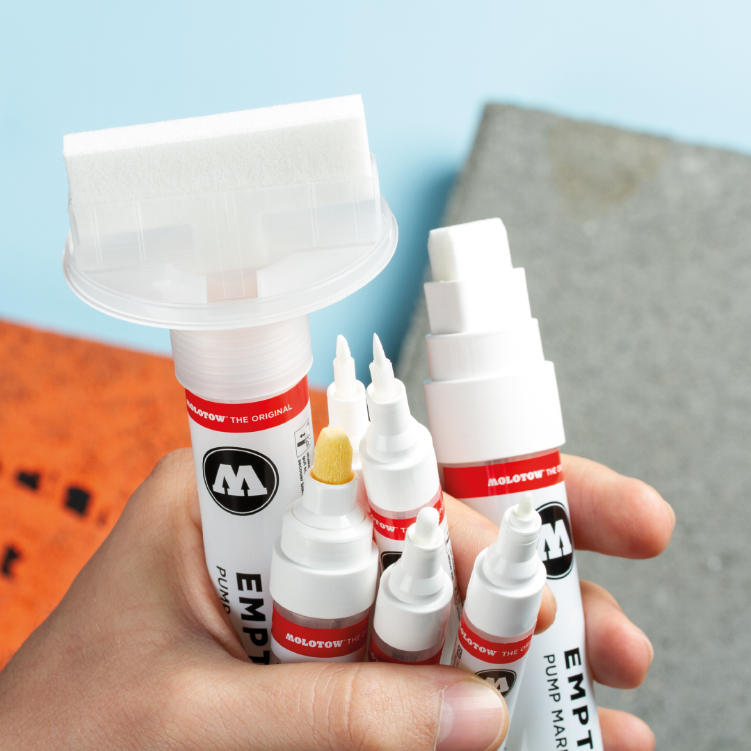 MOLOTOW --Marcador vacío acrylic twin doble punta