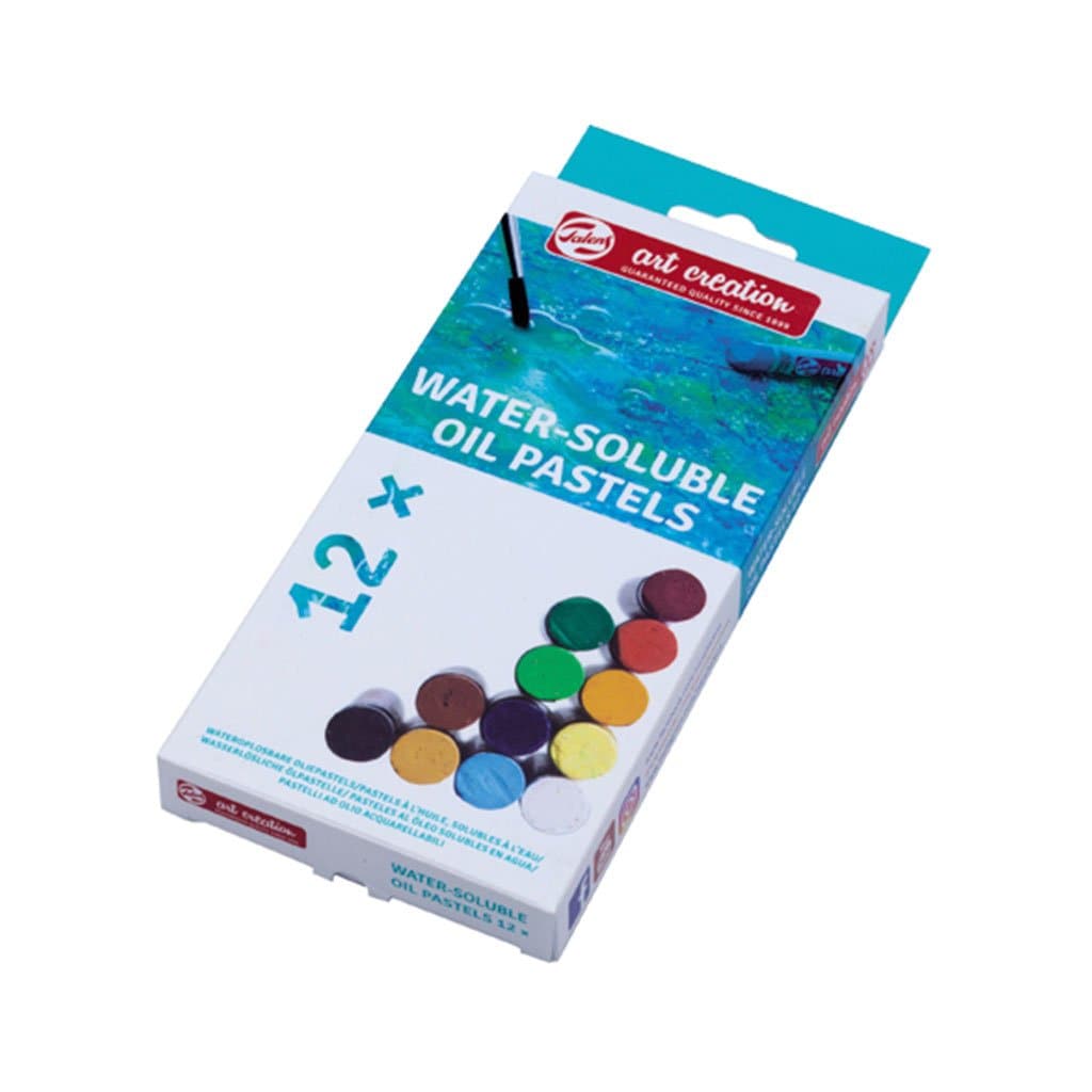 ART CREATIONS - Estuche con 12 piezas de pasteles al óleo solubles en agua