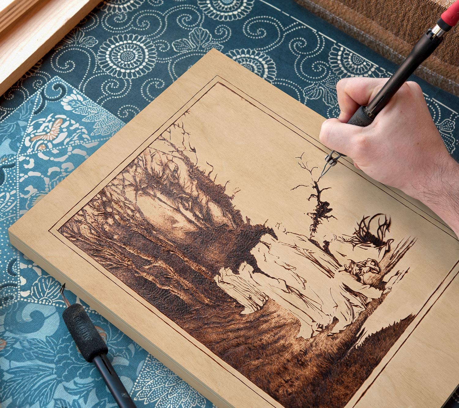 1 Pieza Lienzo Madera Canvas Bastidor Pintura 23x30 Arteza