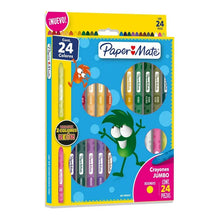 Crayones De Colores Jumbo Paper Mate Redondos 24 Piezas