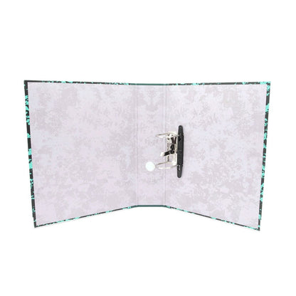 Carpeta Registrador Lefort Tamaño Oficio Verde Marmoleado