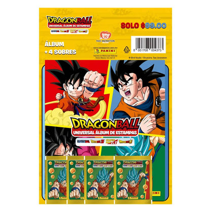 Coleccion Dragon Ball Universal. Album Pasta Suave + 4 Sobre