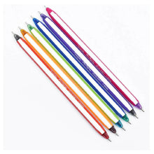 Boligrafos Doble Punta Azor Pin Point Duo Pen 6 Piezas