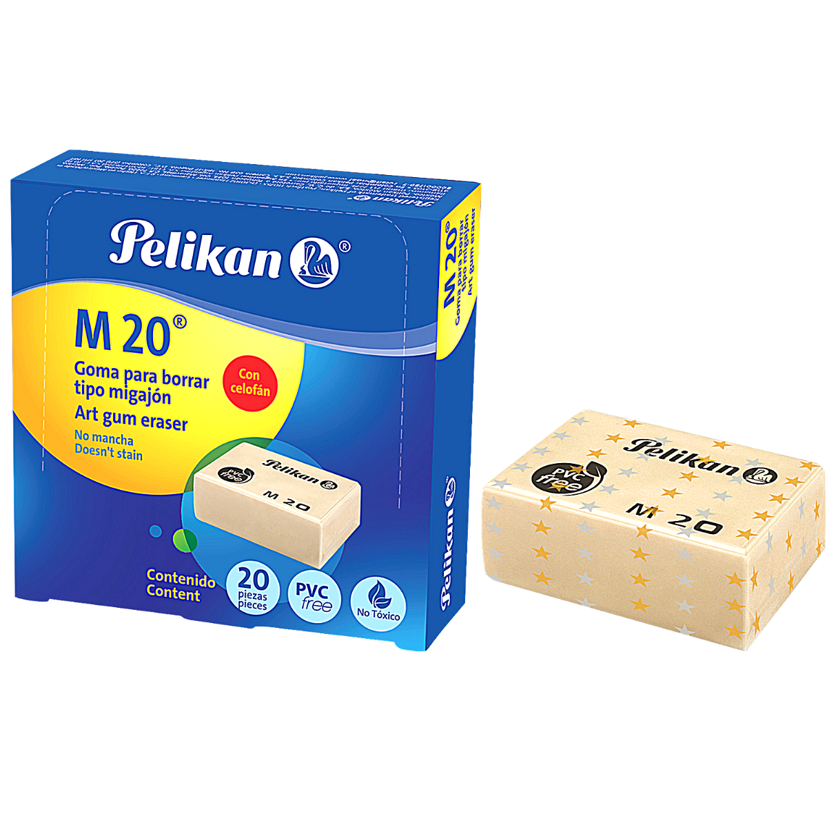 Gomas Borrador Migajon M20 Pelikan 20 Piezas