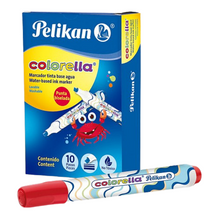 Marcadores Gruesos Lavables Colorella Pelikan 10 Piezas Elegir Color - MarchanteMX