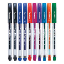 Bolígrafos de Gel Paper Mate Colores Surtidos Kilométrico Punto Fino 10 Piezas