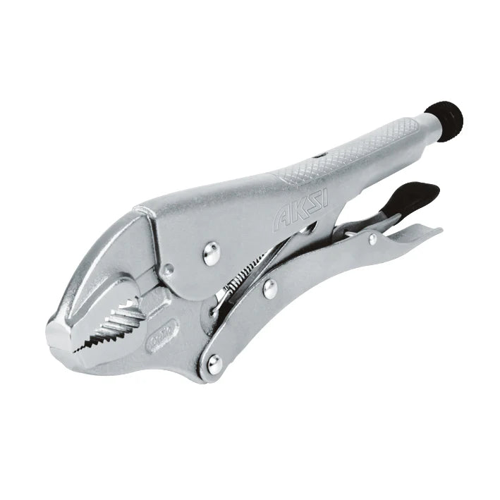 Pinza de Presión Uña Curva 10" AKSI 100912 Acero