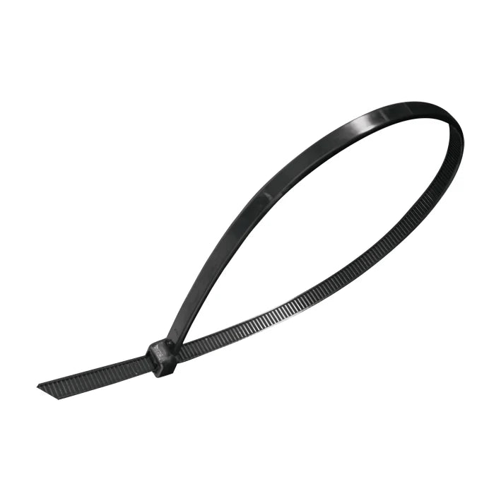 Bolsa con 50 Cinchos de Plástico Negro Aksi 30 cm x 4.6 mm