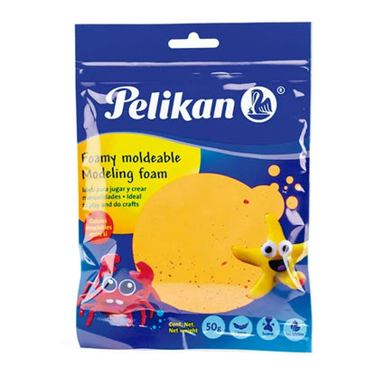 Foamy Moldeable Pelikan 50gr Elegir Color Naranja - Pelikan - detalle