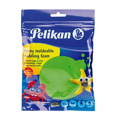 Foamy Moldeable Pelikan 50gr Elegir Color Verde Claro - Pelikan - accesorios