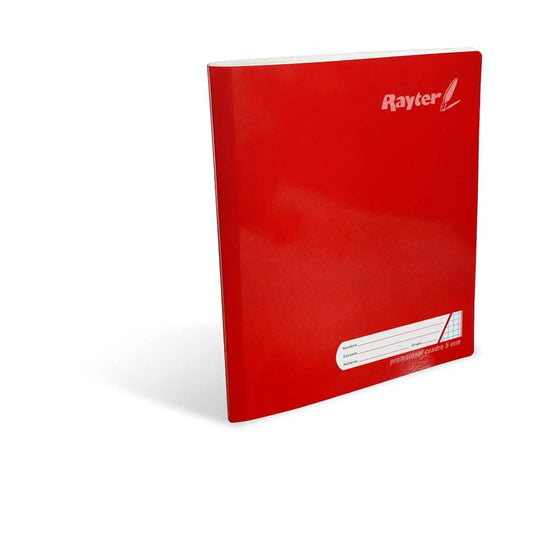 Cuaderno Profesional Cocido Rayter 100 Hojas Cuadro Chico 5mm - Rayter - accesorios