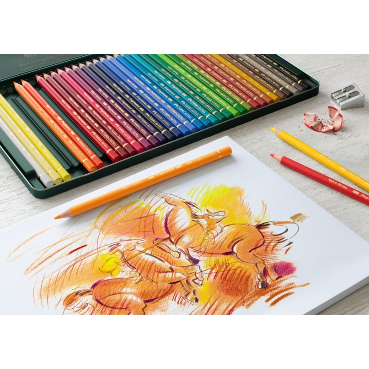 Lápices de Colores Faber Castell Polychromos Profesionales Premium 36 Pz - MarchanteMX