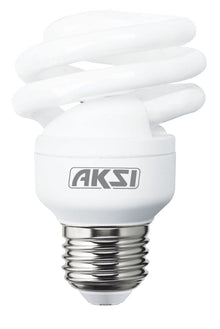 Foco Ahorrador Mini SP Espiral 13W Aksi Luz Blanca