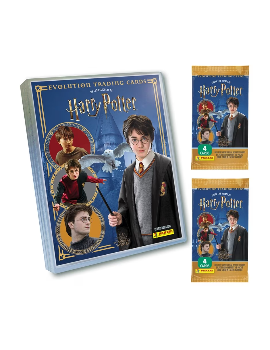 Set Harry Potter Evolution Panini Album + 2 Sobres Tarjetas