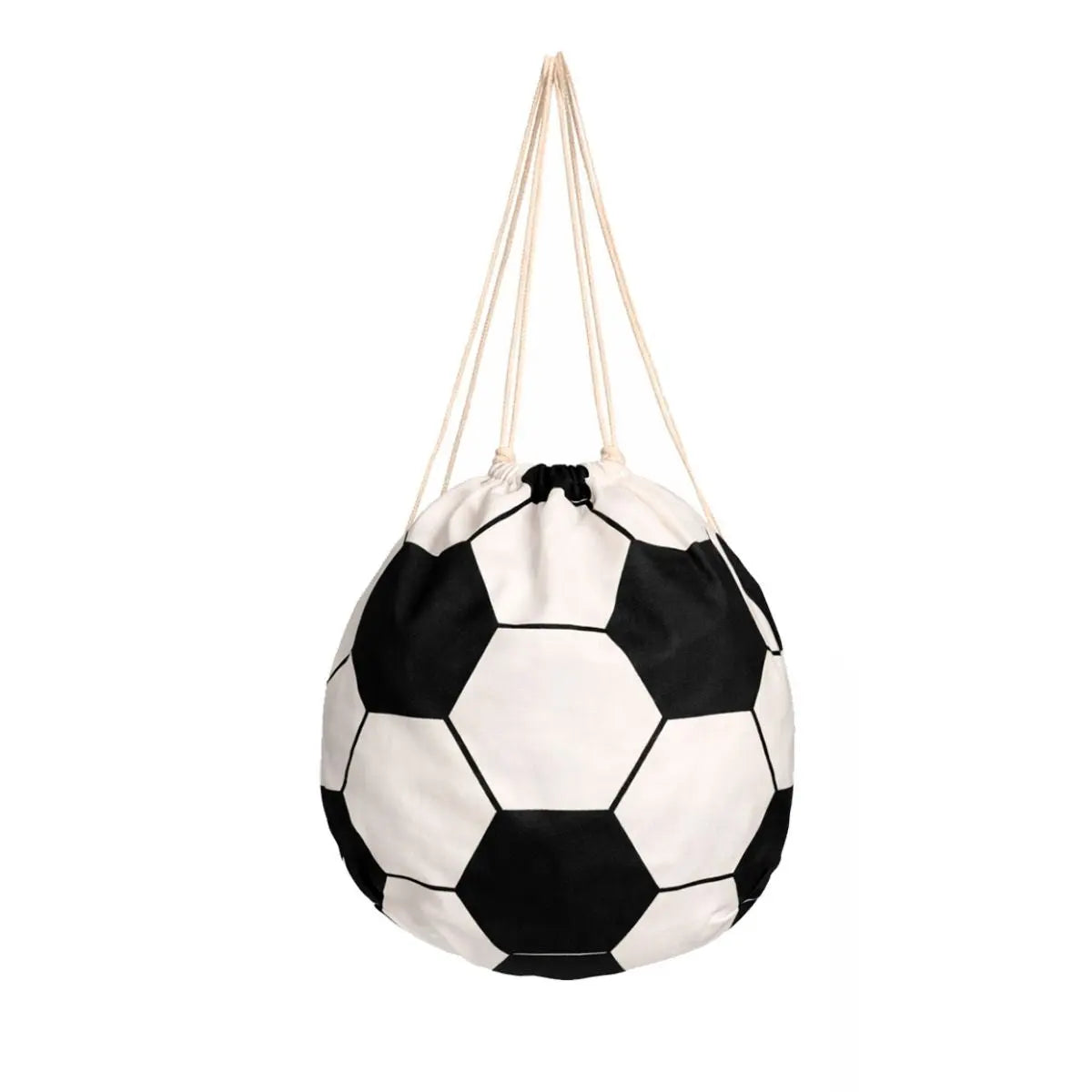 Morral Algodon For Promotional Diseño Balon Soccer - For Promotional - vista lateral