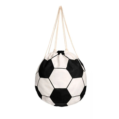 Morral Algodon For Promotional Diseño Balon Soccer - For Promotional - vista lateral