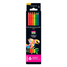 Lápices de Colores Neón Redondos Prismacolor Junior 6 Piezas - MarchanteMX