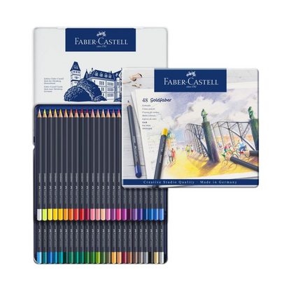 Lápices de Colores Faber Castell Profesional Goldfaber 48 Pz - MarchanteMX
