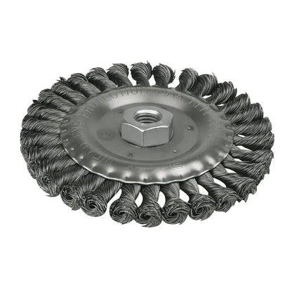 Carda para esmeriladora AKSI 6" x 3/4", trenzado - Aksi