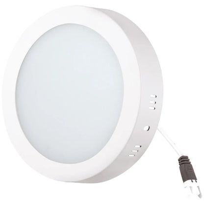 Luminario LED Aksi 12W Sobreponer Circular Luz Blanca