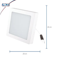 Luminario LED Aksi 24W Sobreponer Cuadrado Luz Blanca