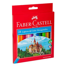 Lápices de Colores Faber Castell Profesional Hexagonal 24 Pz - MarchanteMX