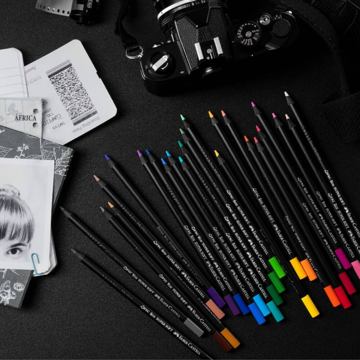 Lápices de Colores Faber Castell Super Soft 12 Pz - MarchanteMX