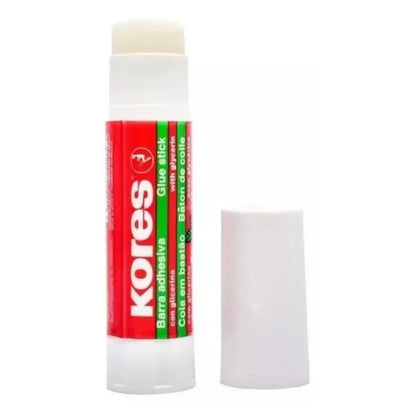 12 Piezas Lapiz Adhesivo 8gr Kores Pegamento Barra No Toxico - Kronaline - vista lateral