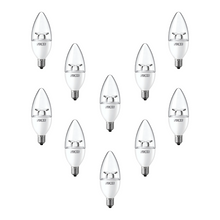 10 piezas Foco LED VELA Aksi 4W Luz Blanca Base E12