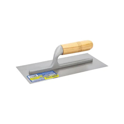 Llana Lisa Recto Surtek Acero Mango Madera 6 Remaches 11"X5" - Lock