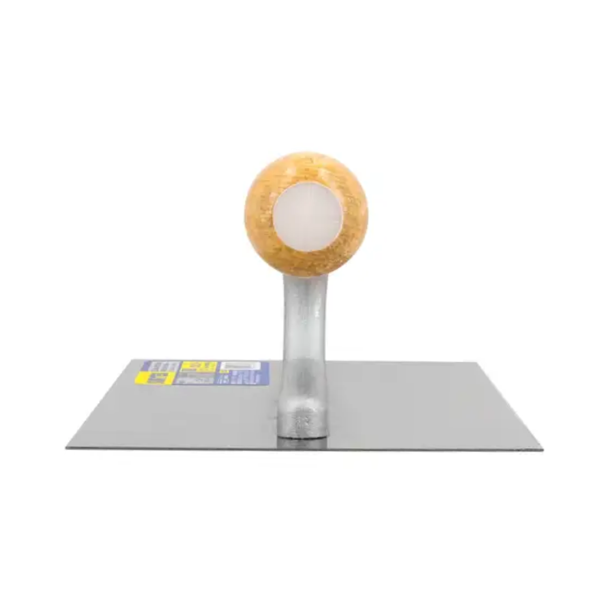 Llana Lisa Recto Surtek Acero Mango Madera 6 Remaches 11"X5"