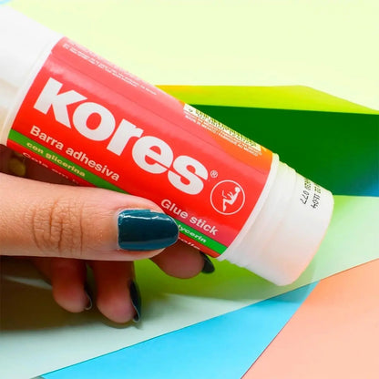 6 Lapices Adhesivos Kores Pegamento Barra No Toxico 40g C/u - Kronaline