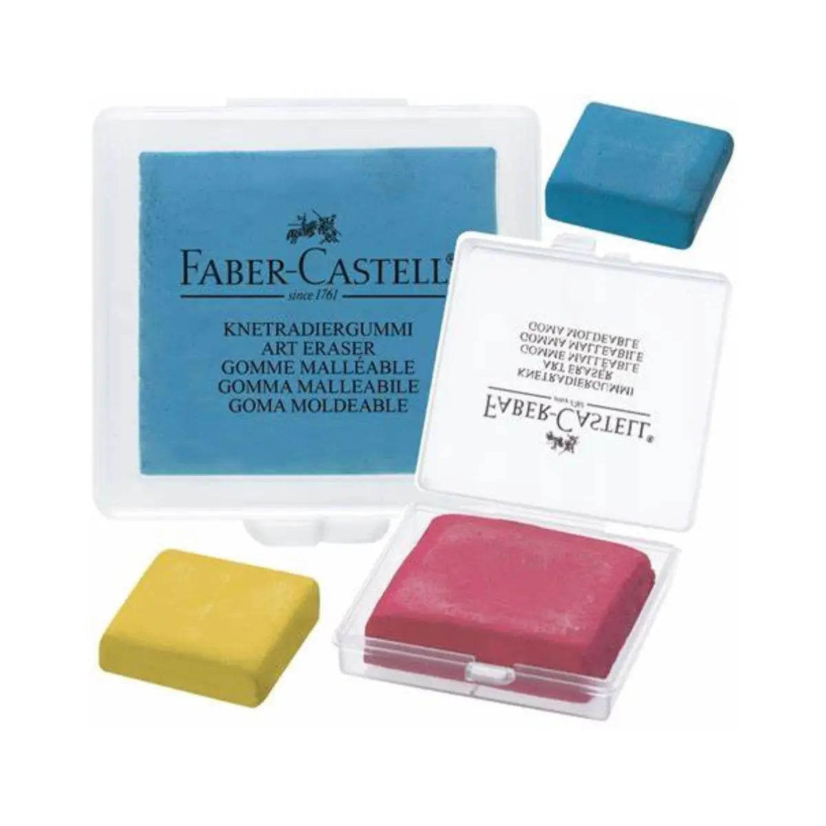 Kit 3 Gomas Moldeables Borrador Arte Dibujo Faber Castell - Faber Castell - accesorios