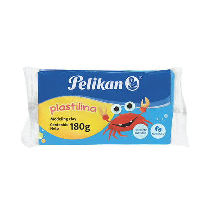 Barra Plastilina Marqueta Pelikan 180g Moldear Elegir Color Aqua - Pelikan - uso