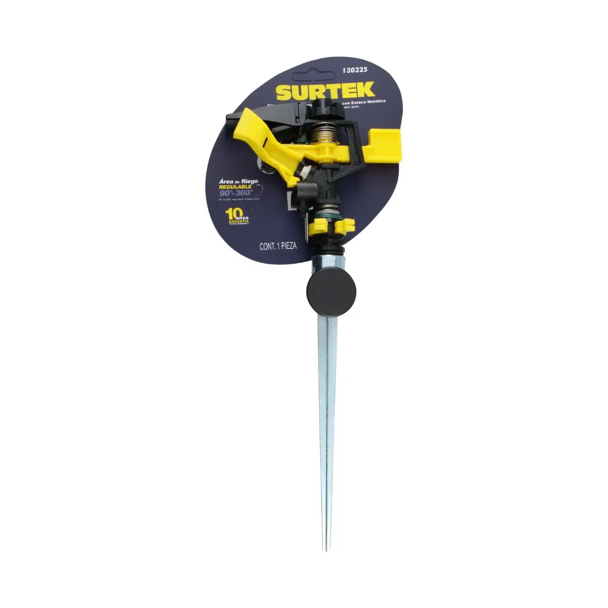 Aspersor Plástico Surtek Regulable Pulsación 3/4" GHT 2 Vías - Lock - empaque