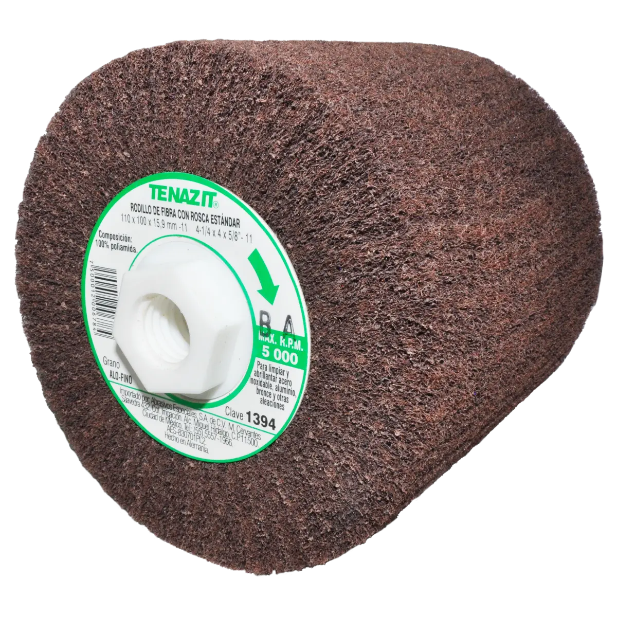 Rf Rodillos Rodillo Fibra Tenazit 1394 Grano Fino 110x100 Mm - Marchante MX ...