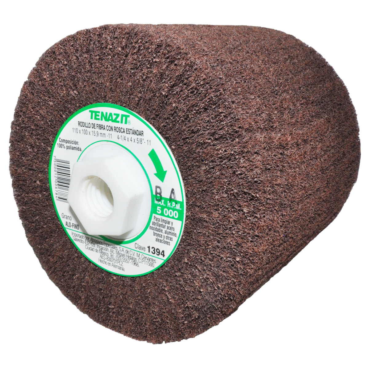 Rodillo Fibra Tenazit 1394 Grano Fino 110x100 Mm