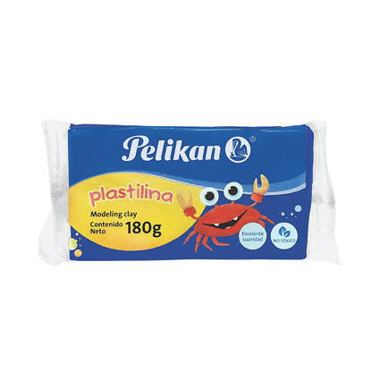Barra Plastilina Marqueta Pelikan 180g Moldear Elegir Color Azul Marino - Pelikan - uso