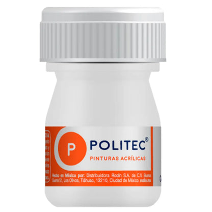 12 Pz Pintura Acrílica Politec Colores Surtidos 20ml Arte - Politec - uso