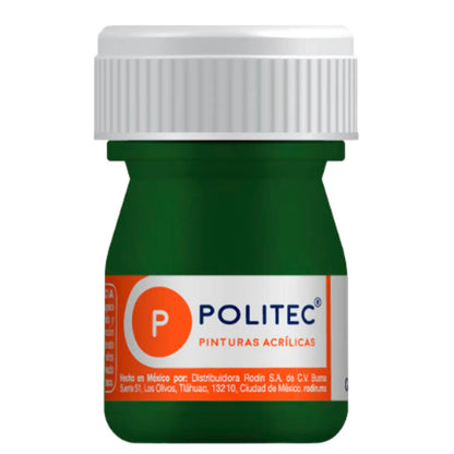 12 Pz Pintura Acrílica Politec Colores Surtidos 20ml Arte - Politec - uso