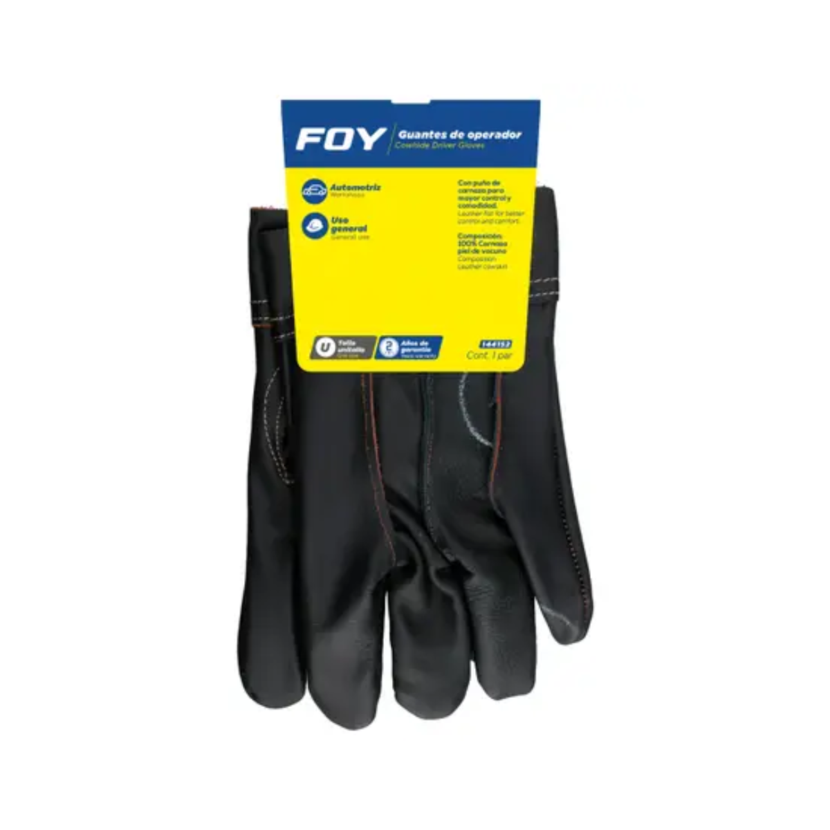 Guantes Piel Foy Vacuno Tipo Operador Unitalla