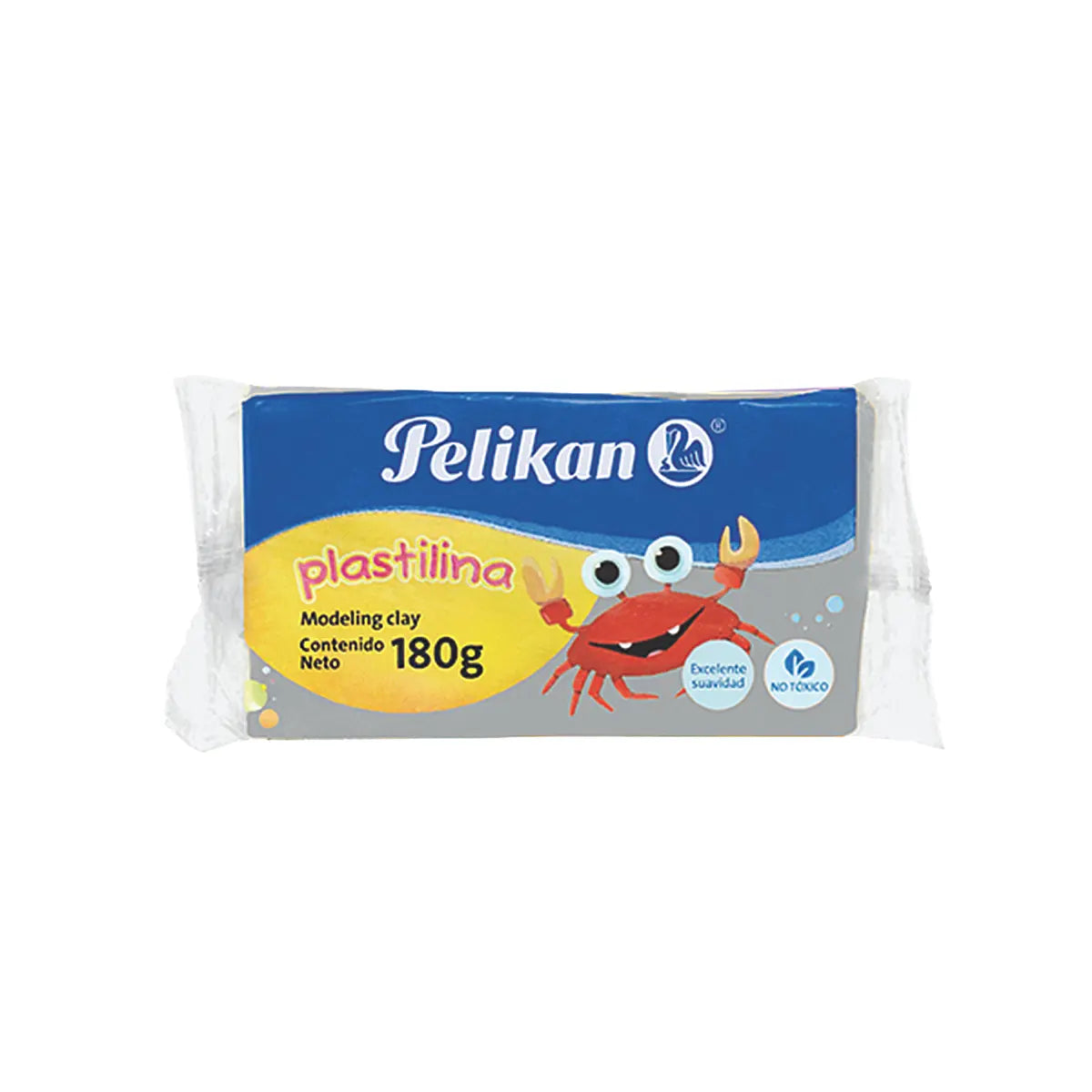 Barra Plastilina Marqueta Pelikan 180g Moldear Elegir Color Gris - Pelikan - uso