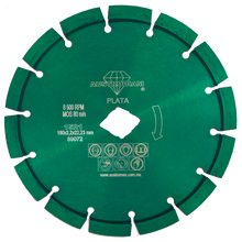 Disco Diamante Austrodiam 1521 Segmentado Granito 180mm Austromex