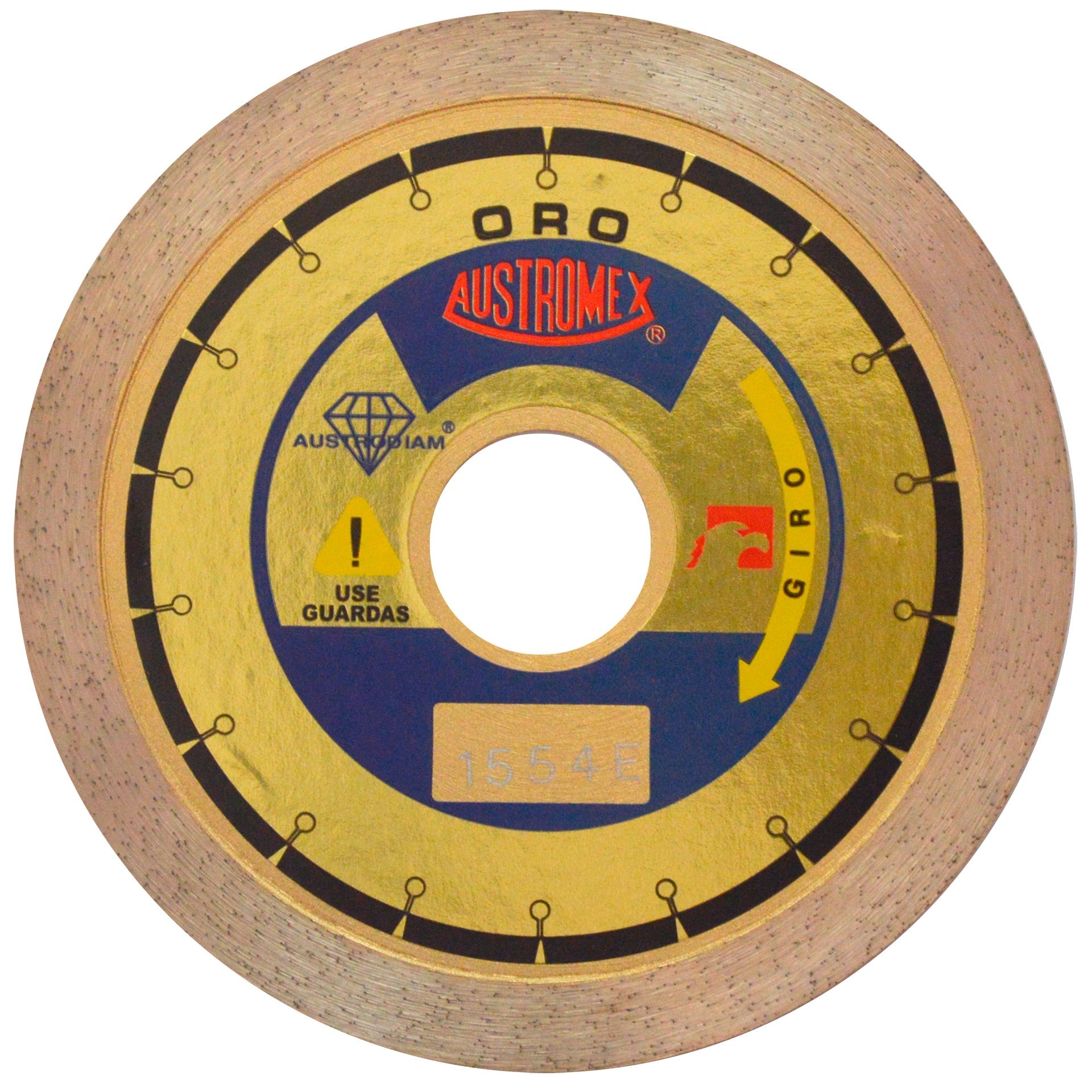 Disco Diamante Dorado Austrodiam 4 1554 Corte Humedo Fragil Austromex