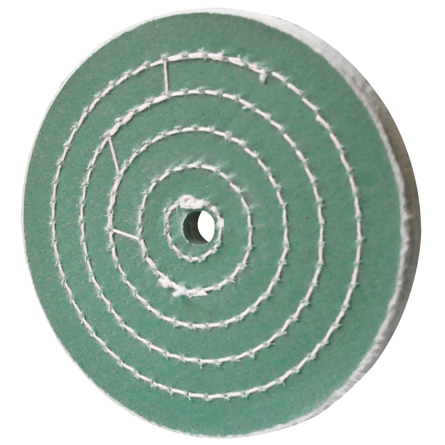 Rueda Fibra Algodon Verde Tenazit 1619 Pulido 150x13mm