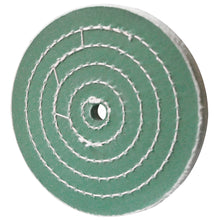 Rueda Fibra Algodon Verde Tenazit 1619 Pulido 150x13mm