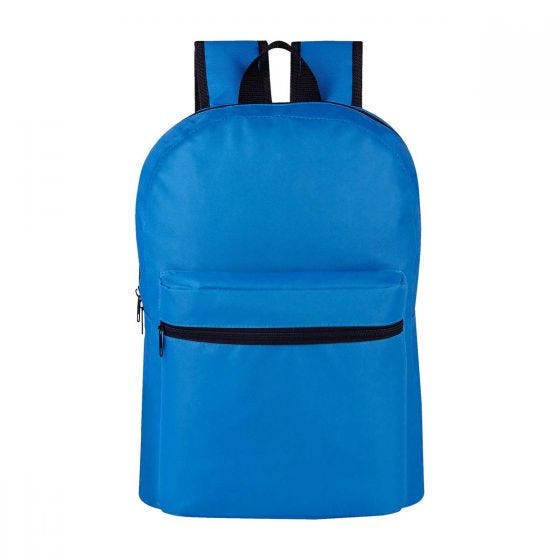 Mochila Escolar Juvenil Laptop Economica Unisex Colores Color Azul