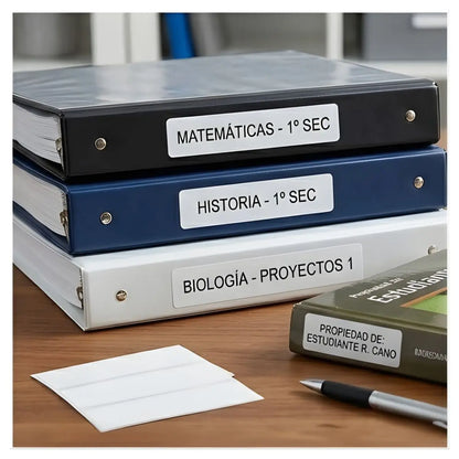 Rollo De Etiquetas Blancas Para Direcciones 28 x 89mm - Leomond - detalle